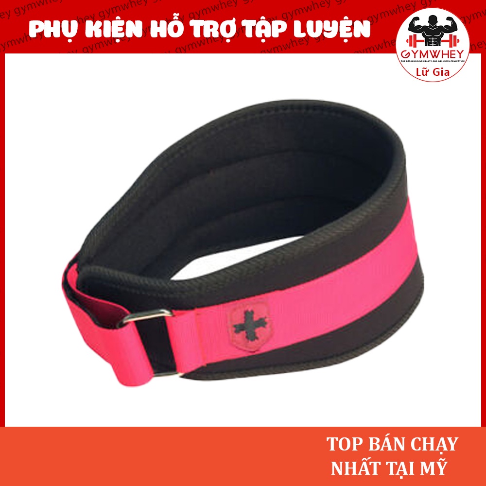 Phụ kiện Thể Thao Gym ĐAI LƯNG NỮ 5 INCHES HỒNG HARBINGER WOMEN FOAM CORE BELT 232 TPBS