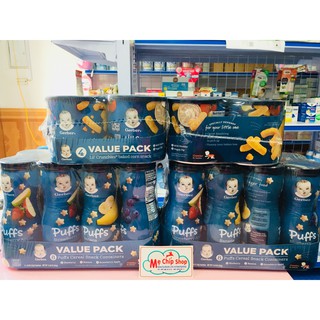 Combo 03 hộp bánh ăn dặm Gerber - Mỹ cho bé date t4/2019