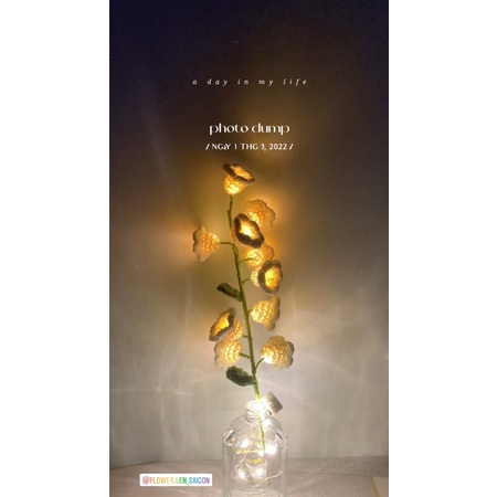 CÀNH LINH LAN CÓ ĐÈN- Linh lan kèm đèn fairy light BY FLOWER.LEN