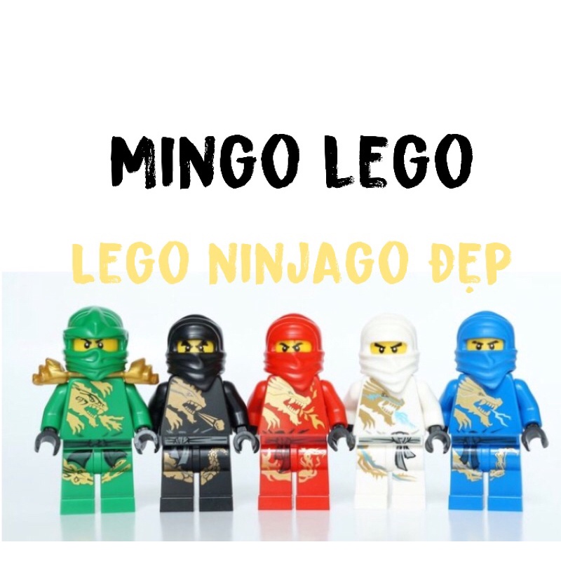 LEGO ninjago nhân vật đẹp golden dx hiếm mắc