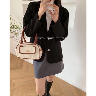 Áo Blazer double túi hến (6047) (Ảnh/Video tự chụp)
