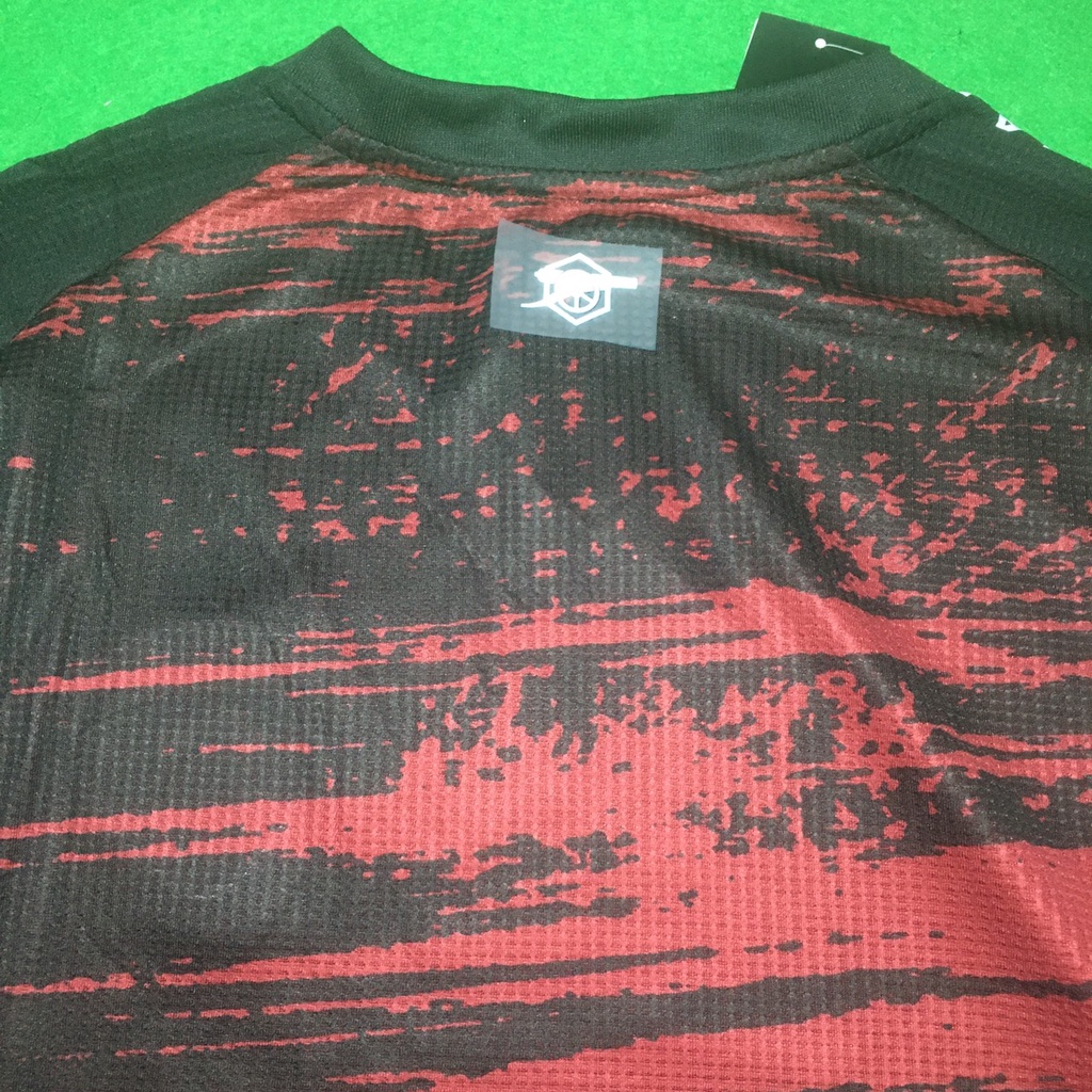 Quần Áo Thể Thao Nam Arsenal Đỏ Đô Đen Vải Thái Chất Xịn Xò  - Áo Đá Bóng PP Bởi Be Happy Sport