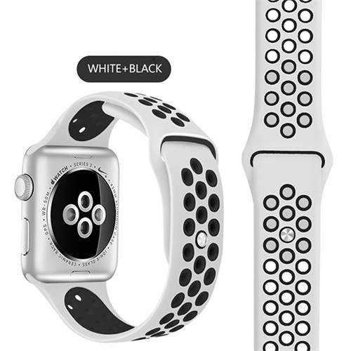 Dây Đeo Silicone Kiểu Dáng Thể Thao Cho Đồng Hồ Thông Minh Apple Watch 6 / Se 40mm 44mm