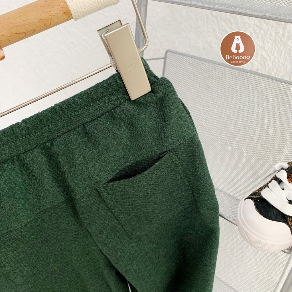 Quần bé trai Jogger Just Ready siêu chất, chất nỉ da cá mềm đẹp thoải mái vận động -PITUPI-BEBOONG