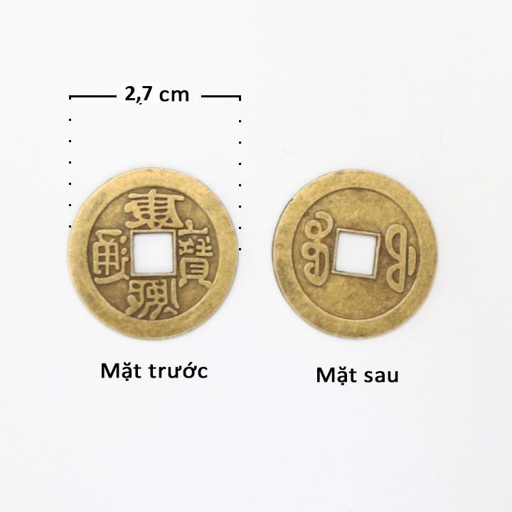 Combo 10 đồng xu Ngũ Đế bằng đồng MS27a