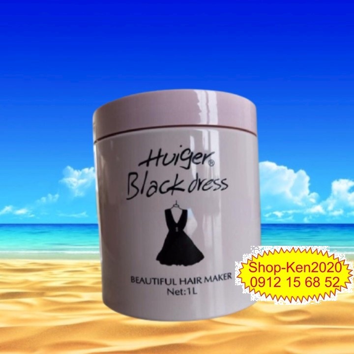 Kem hấp ủ xả Huiger Black Dress 1000ml váy đen