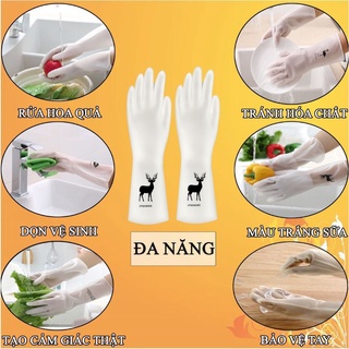 Găng tay rửa bát, Găng tay cao su siêu dai hình hươu hạc