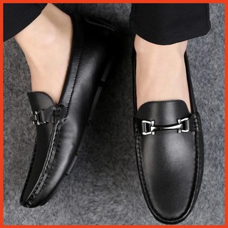 giày mọi nam giày nam da đế cao su siêu bền