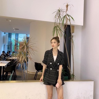 set áo kẻ + quần