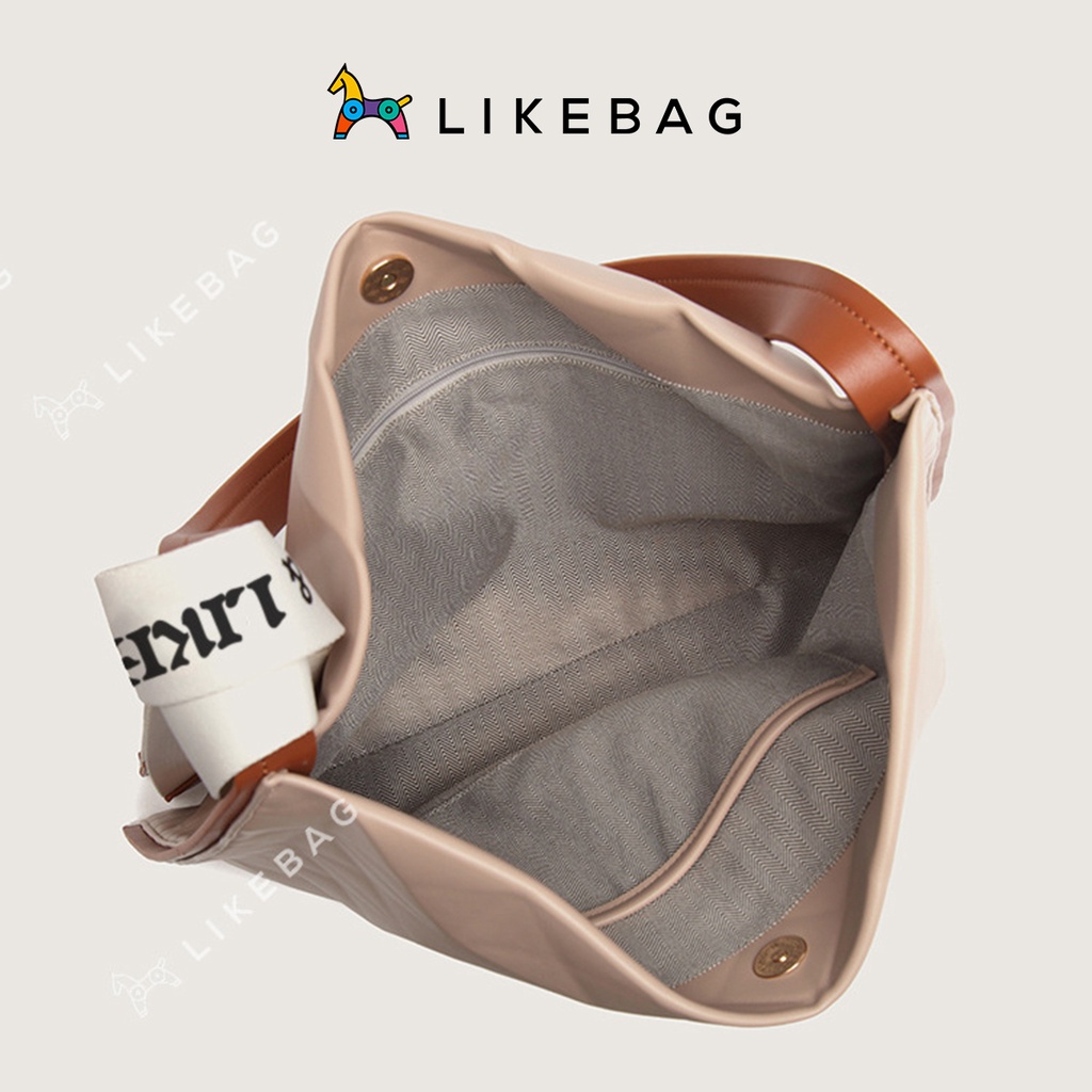 Túi xách nữ đeo vai LIKEBAG vân hình kim cương basic sang trọng 219DJ6865 - LIBAGI