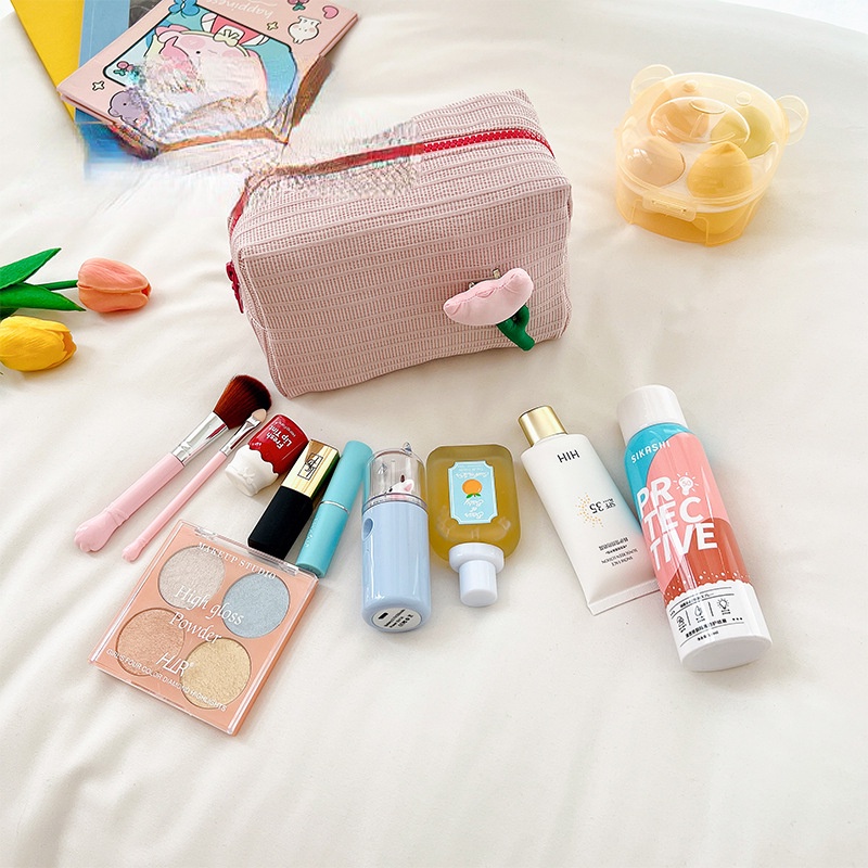 Túi Đựng Mỹ Phẩm Họa Tiết Hoạt Hình Dễ Thương Cao Cấp