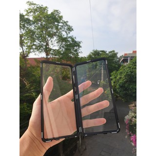 Ốp nam châm 2 mặt kính cường lực cho Samsung A51/A71/note8/note9