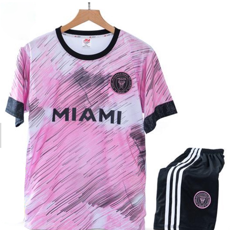 Quần Áo Bóng Đá, Đồ Đá Banh Miami Hồng 2022 2023 - Thun Lạnh Cao Cấp, Không Nhăn, Không Xù Lông