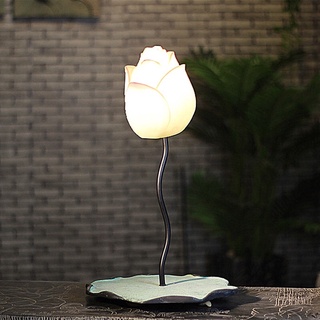 đèn hoa sen để bàn trang trí