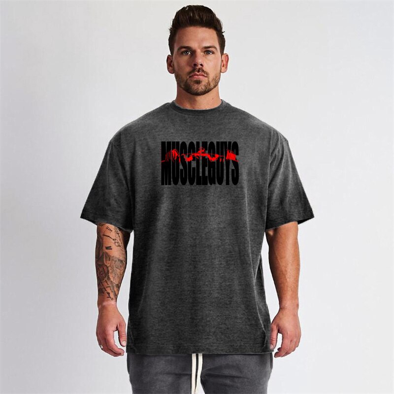 Áo Thun Cotton Tay Ngắn Tập Gym Thời Trang Mùa Hè Cho Nam Giới 2021brand