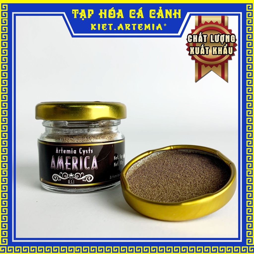 Trứng Artemia Mỹ Loại 1 - Artemia Mỹ Chuyên dùng cho cá bột