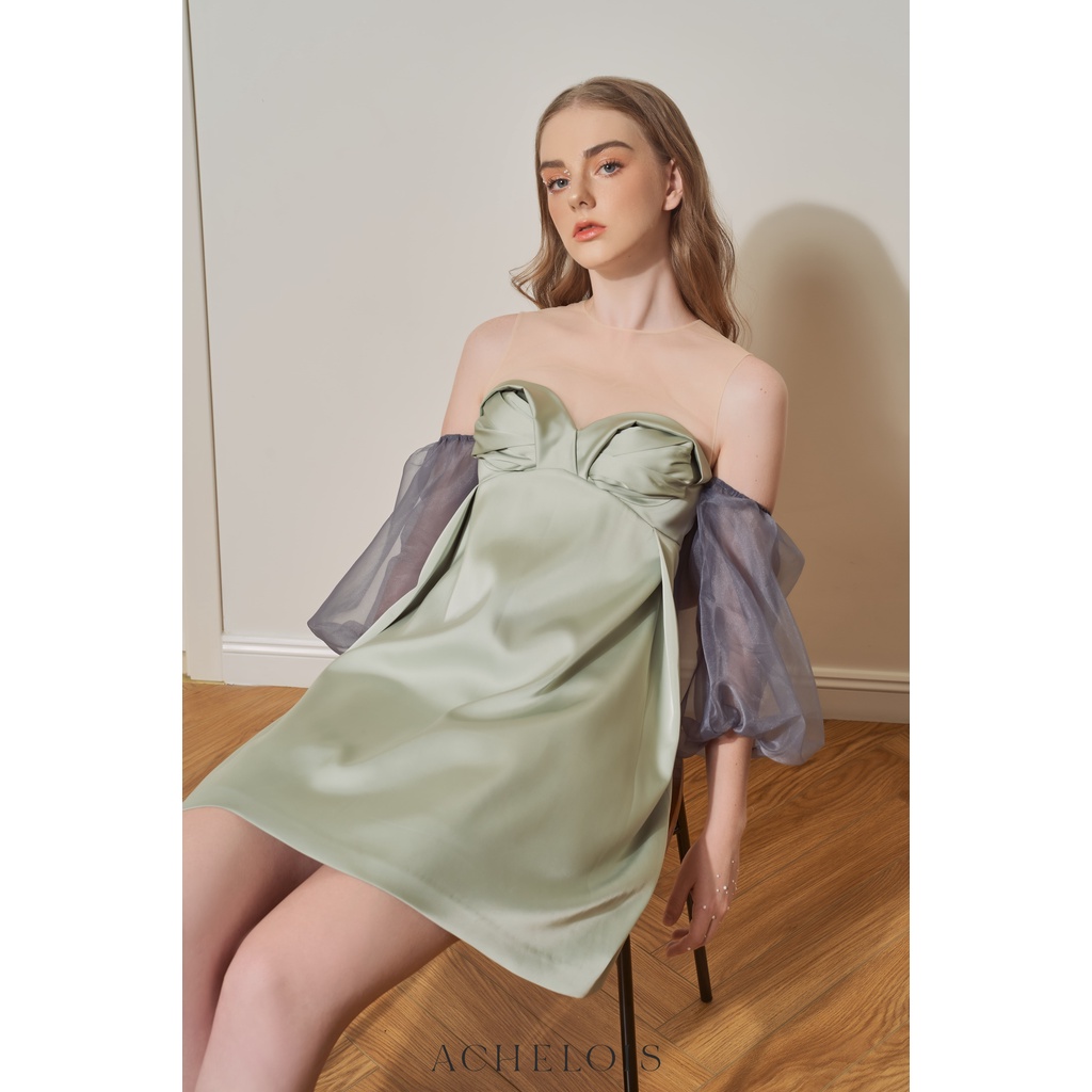 Váy cúp ngực tay organza - Mori Dress - Achelois