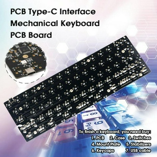 Bàn phím cơ dz60 % Layout Keyboard PCB Type-C
