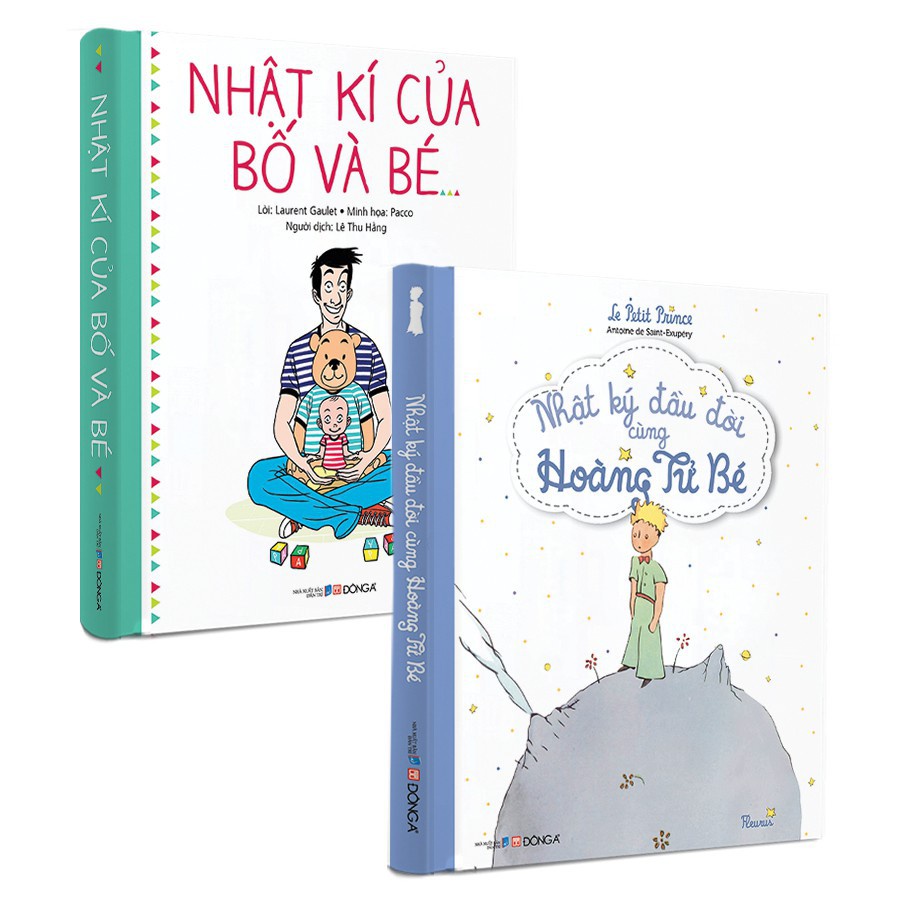 Sách - Combo "Nhật Ký Của Bố Và Bé" Và "Nhật Ký Đầu Đời Của Hoàng Tử Bé"