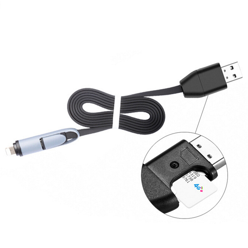 Colorfulswallowfly 2In1 Car Chargers GPS Tracker Cable Real Time GSM/GPRS Tracking for IOS/Android CSF