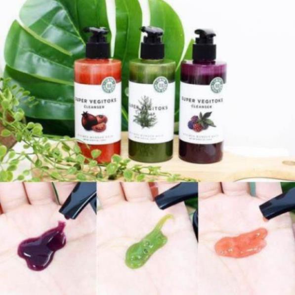 ✅ (HÀNG CHUẨN AUTHENTIC) Full size - 300 ml - Sữa rửa mặt rau củ thải độc Super vegitoks cleanser Wonder bath | BigBuy360 - bigbuy360.vn