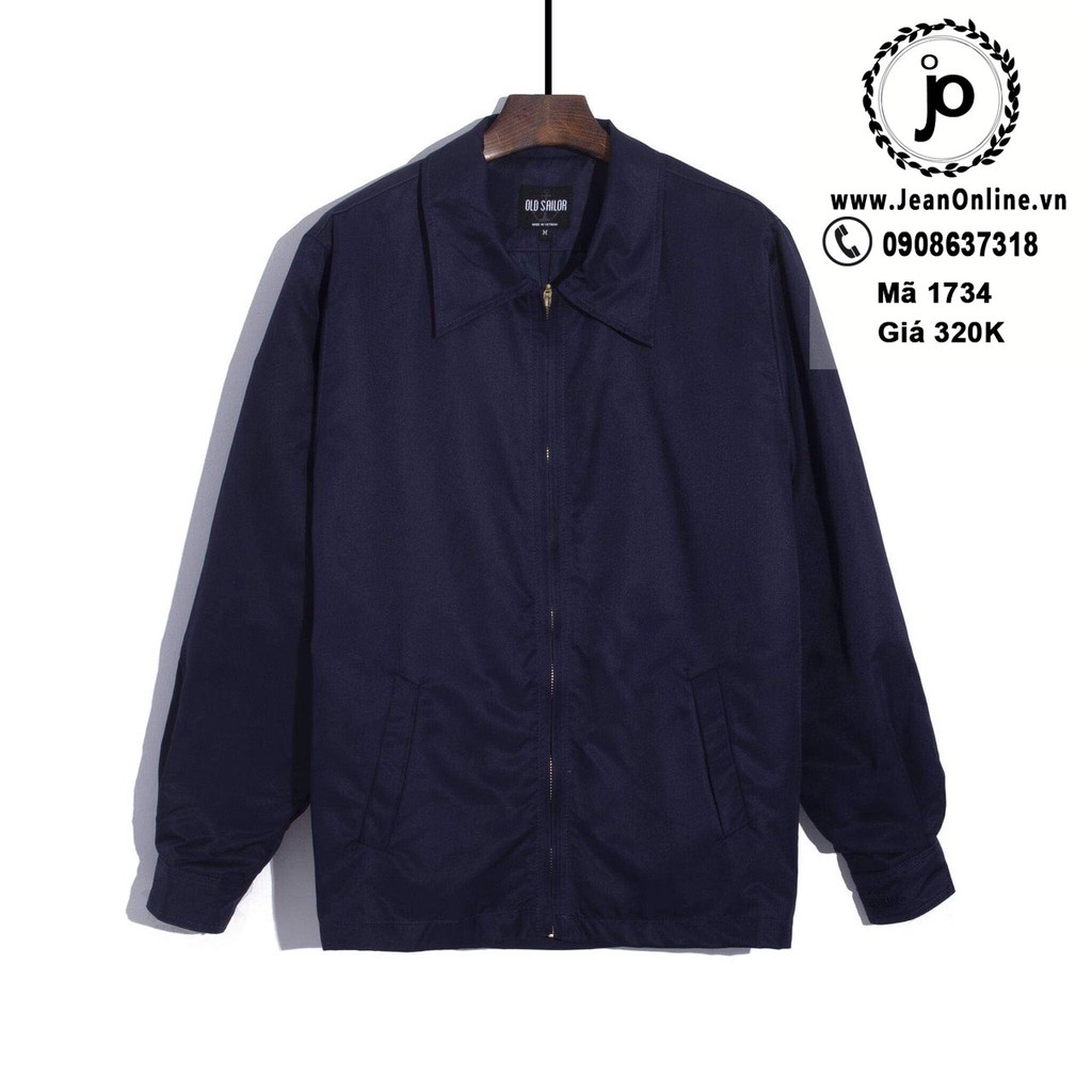 Áo Khoác Dù Cổ Sơ Mi Bigsize Nam (MS 1734) - thời trang ngoại cỡ