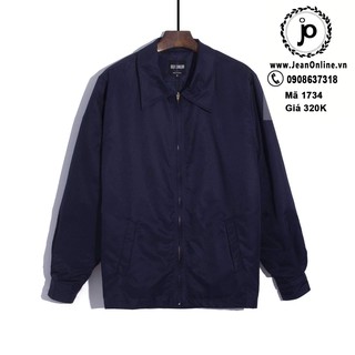 Áo Khoác Dù Cổ Sơ Mi Bigsize Nam (MS 1734) - thời trang ngoại cỡ