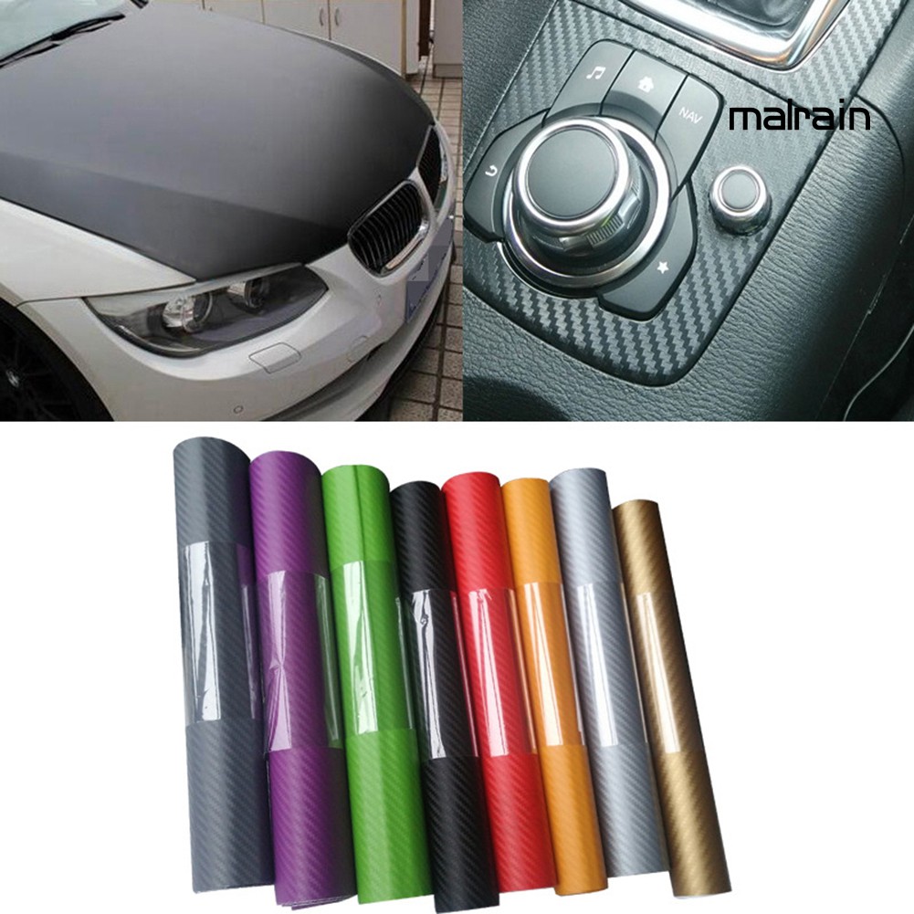 【VIP】200x50cm 3D Carbon Fiber Car-Styling Change Color Interior Decor Film Sticker