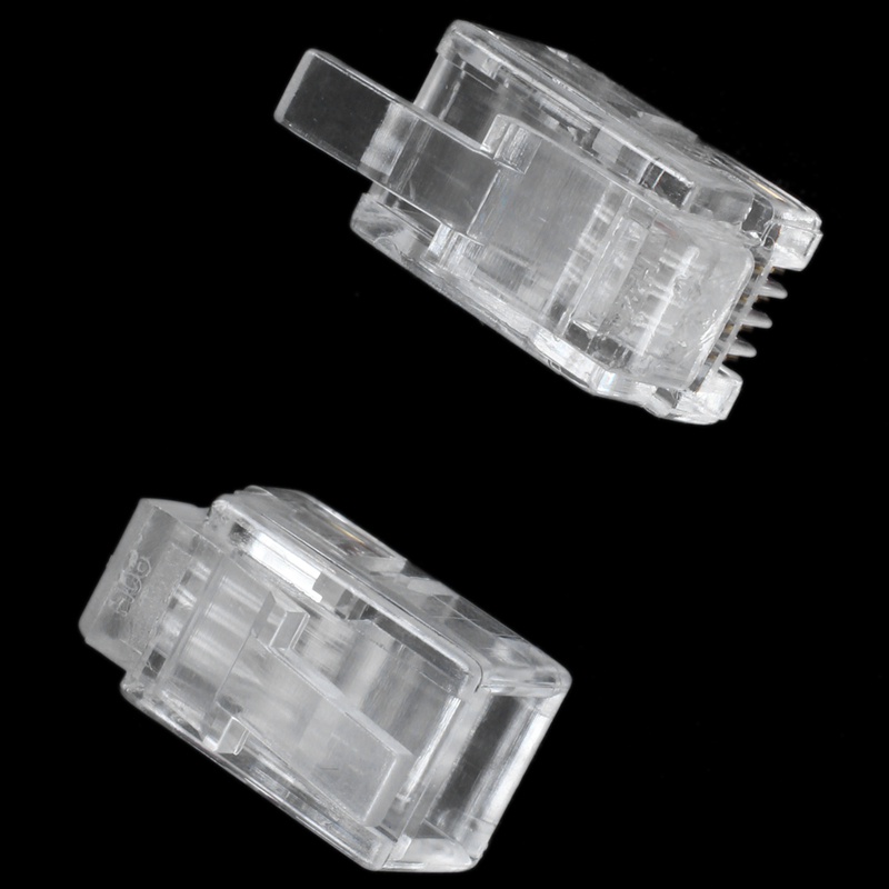 Set 30 đầu nối điện thoại 4P4C RJ9