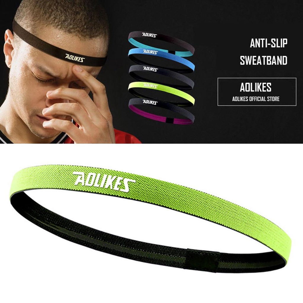 Băng Đô Thể Thao Chặn Mồ Hôi Headband Chính Hãng Aolikes