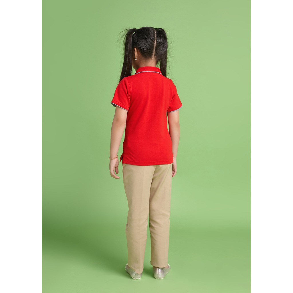 Quần kaki dài bé gái kem QDG005 - JADINY