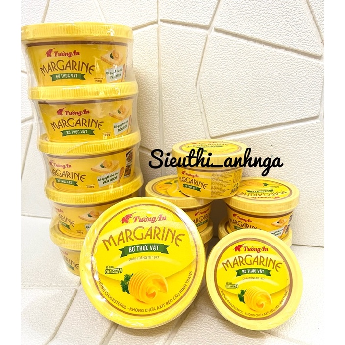 Bơ Thực Vật Tường An Margarine Hộp 80g/200g