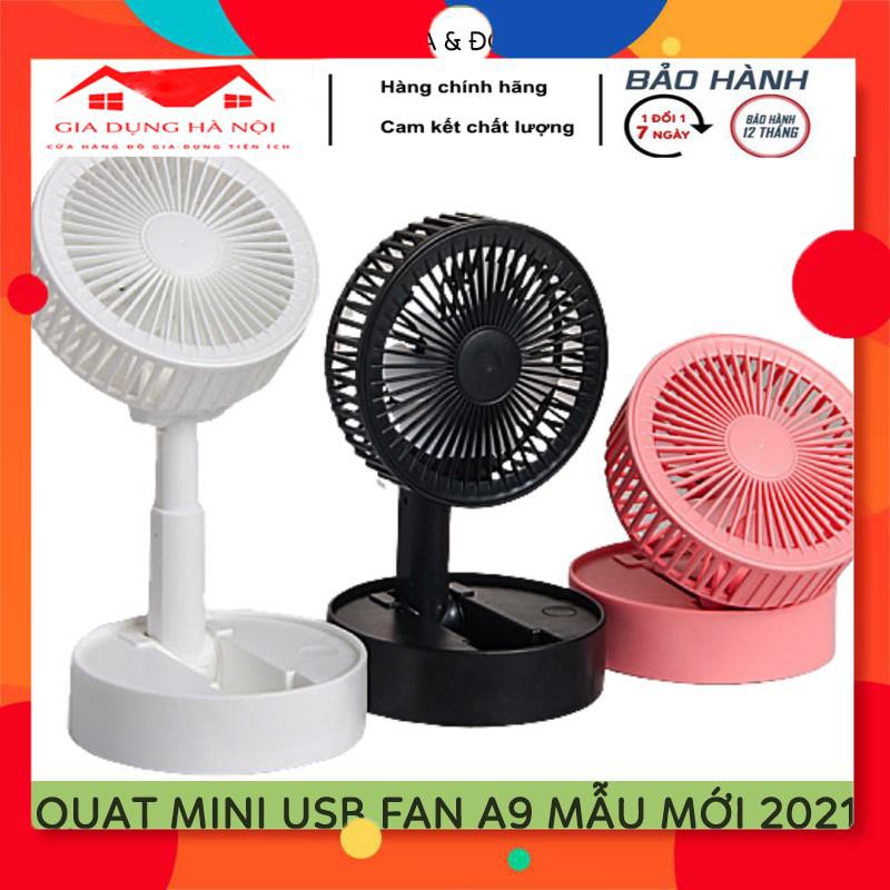 🌥️Bảo Hành 3 Tháng🌥️Quạt Mini Để Bàn Sạc Tích Điện Gấp Gọn USB Fan A9, Siêu Tiện Dụng Cho Mùa Hè 2021