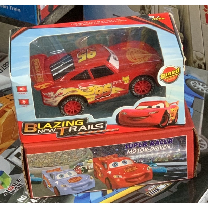 🚘 2014 Xe Ô Tô Đồ Chơi McQueen 95 Chất Liệu Hợp Kim Có Đèn Và Nhạc Chạy Đà