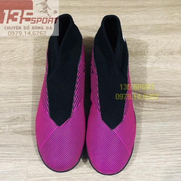 12-12 NEW HOT- Giày đá bóng Nemeziz 19.3 Laceless TF Tím (Tặng túi rút + Free khâu đế) bán chạy Đẹp 1 : ³