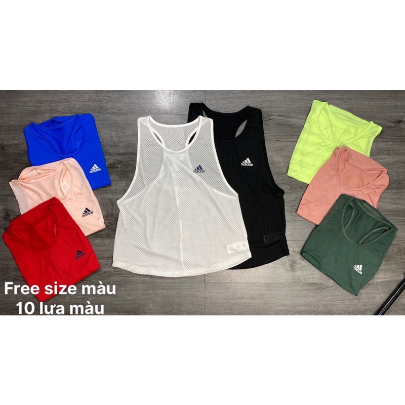 ÁO TANKTOP TẬP GYM, YOGA - TANKTOP TRƠN VẢI THUN LƯỚI (Das)