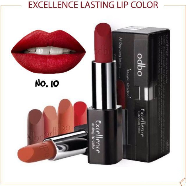 FREESHIP TOÀN QUỐC 50K - Son ODBO Thỏi Nam Châm Đen Exellence Lasting Lip Color OD543