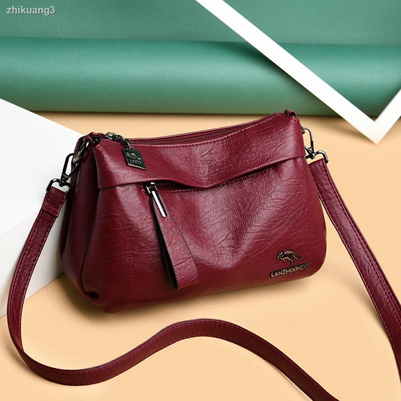 Túi Boutique Bé Gái Kangaroo Họa Tiết Da Thật Chính Hãng Túi Mẹ Trung Niên Túi Nữ 2021 Thời Trang Phù Hợp Nhiều Lớp Shout