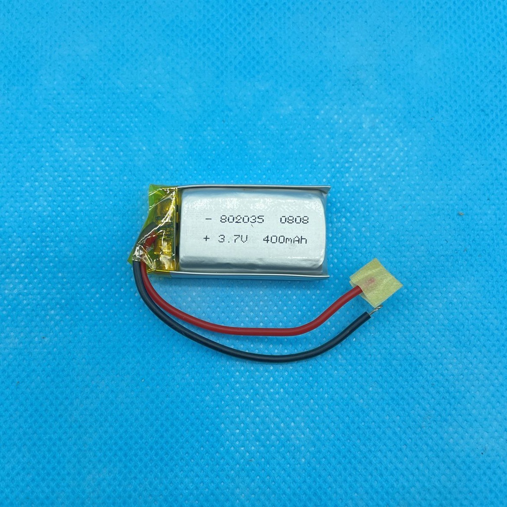 Pin lipo 1s 3.7v 400mah  802035