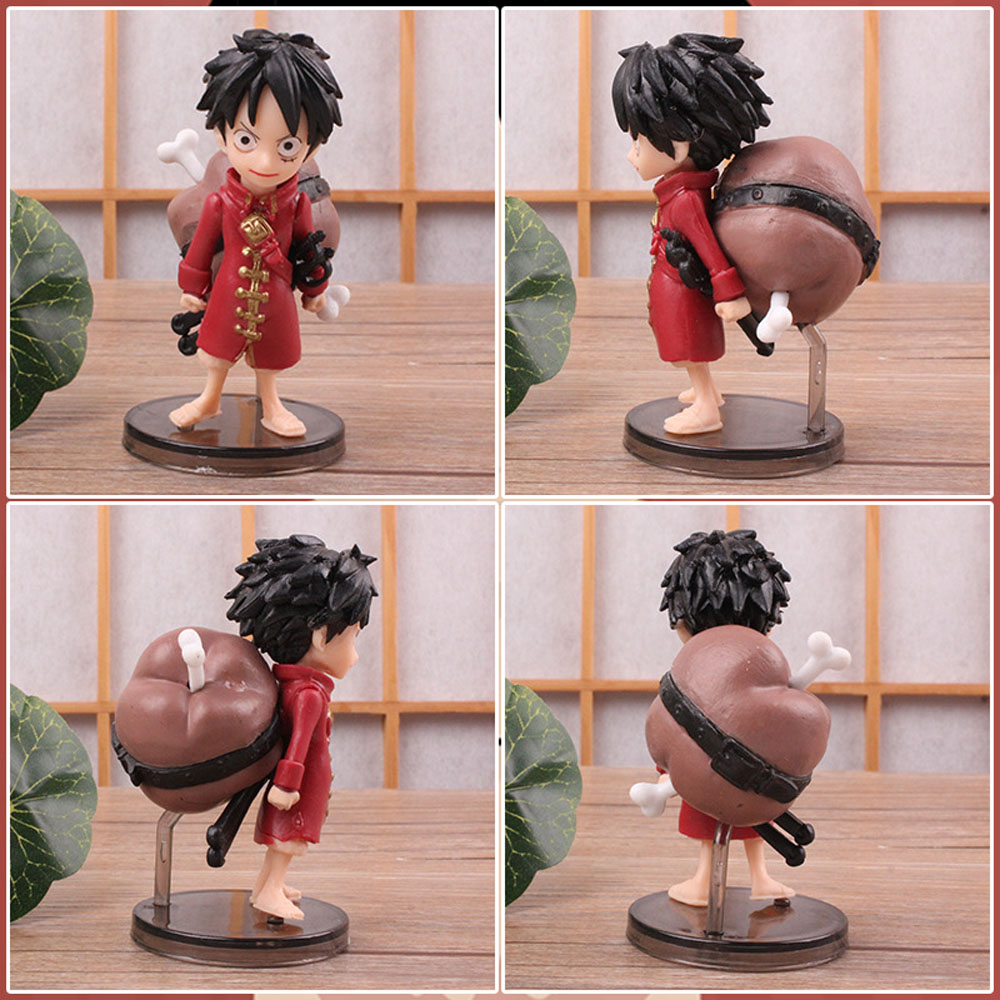 Set 9 Mô Hình Nhân Vật Phim Hoạt Hình One Piece Bằng Pvc