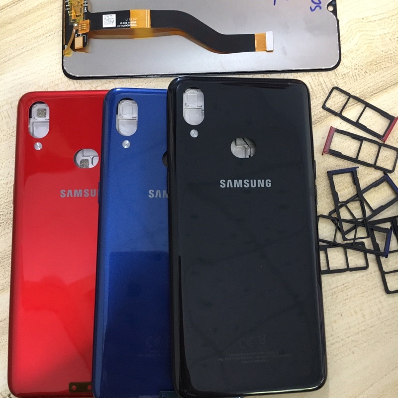 Combo Màn Hình + Bộ Vỏ Sườn SamSung A10s ZIN Hàng Cao Cấp .( kèm khay Sim )