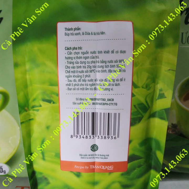 Trà sâm Dứa Trần Quang bịch 500g - Green Tea Leaf