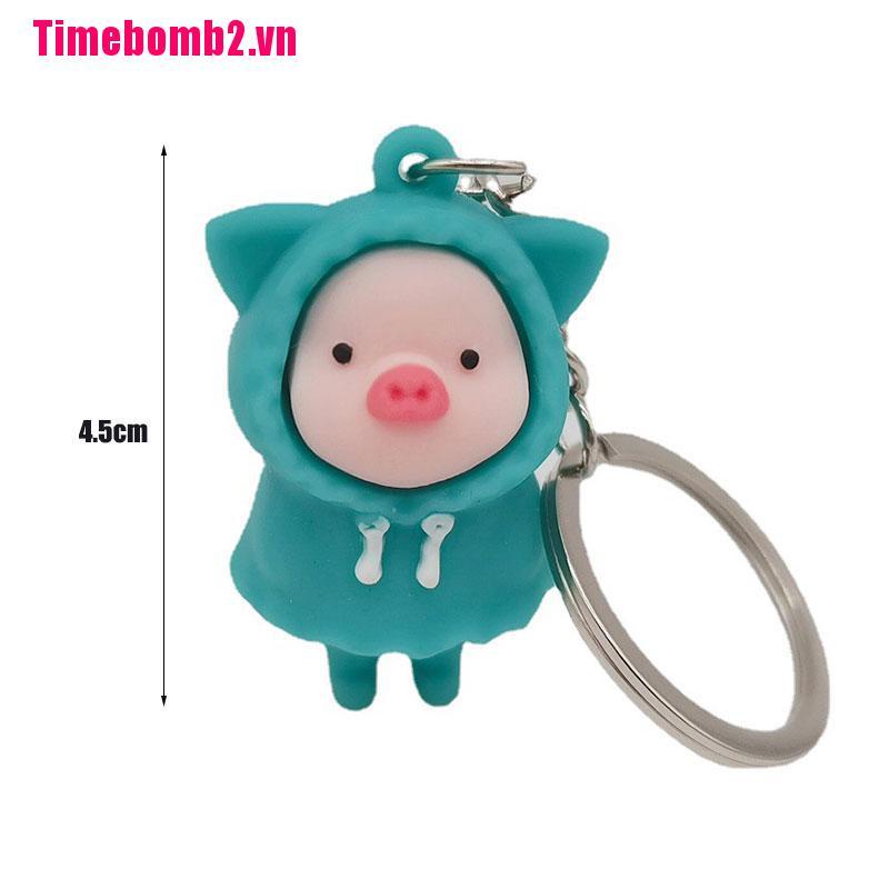 Móc Khóa Hình Chú Heo Dễ Thương