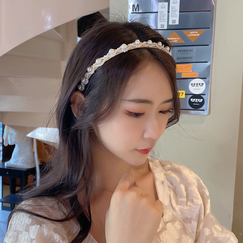 Cài Tóc Đính Ngọc Trai Phong Cách Retro Thời Trang Hàn Quốc Dễ Thương