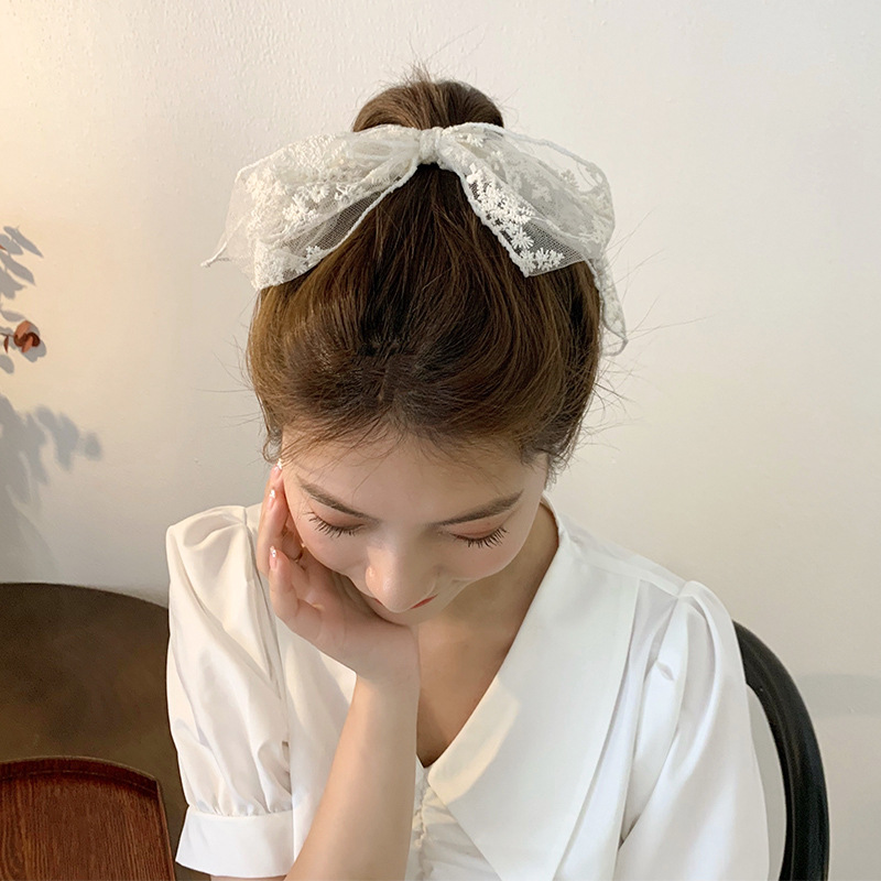 Dây Buộc Tóc / Kẹp Tóc Hình Nơ Thời Trang Dễ Thương