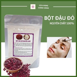 Bột đậu đỏ nguyên chất chính hãng đắp mặt uống liền 100g