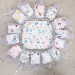 Khăn Sữa Cho Bé Sơ Sinh (Set 10) Khăn Sữa Aden