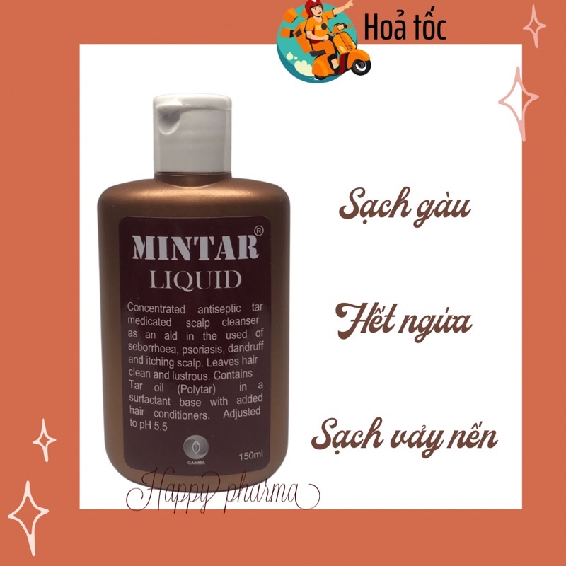 Dầu gội Mintar Liquid (Sạch gàu, hết ngứa, vảy nến)