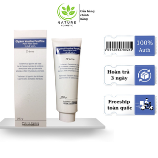 Kem nẻ dưỡng da Dexeryl Glyxerol Vaseline Crème Pháp dưỡng ẩm ngăn nẻ 250g mới