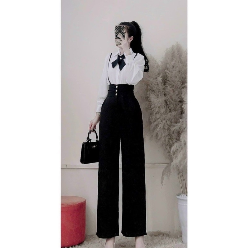 set quần yếm mango siêu đẹp
